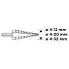Сверло Graphite ступенчатые, TiN, 4x12/20/32мм, набор 3шт, 0.22кг (54T300) изображение 2