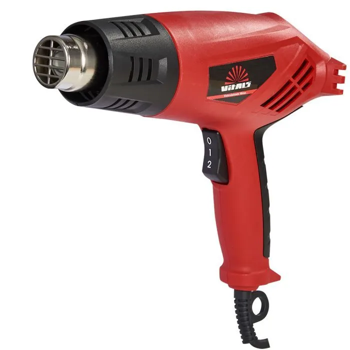 Строительный фен Vitals Tf 202JS, 2000W, 350/550°C, 260–550л/мин, 0.72кг (52099)