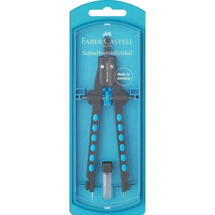 Циркуль Faber-Castell Factory compass with quick set mechanism, діаметр 340 мм (30760) зображення 2