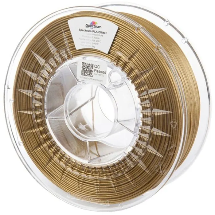 Пластик для 3D-принтера Spectrum PLA Glitter 1.75mm 1kg Gold,Aztec (80185)