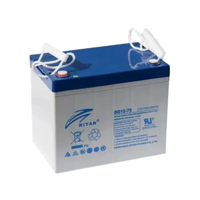 Батарея до ДБЖ Ritar DG12-75 12V 75Ah (DG12-75)