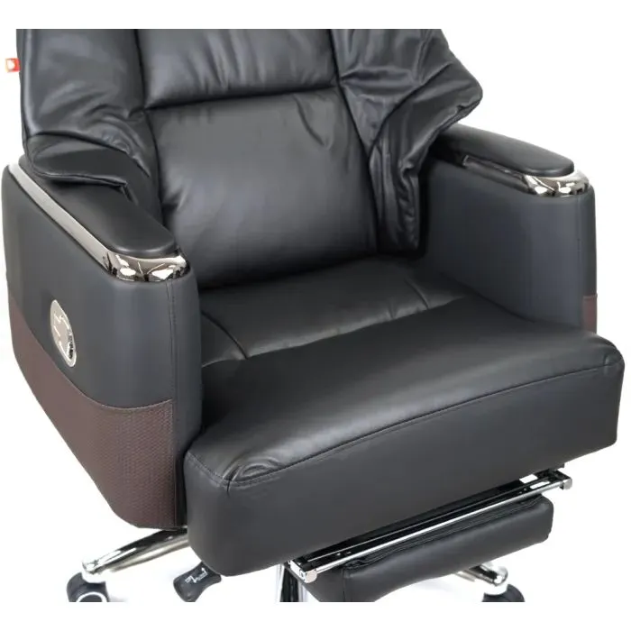 Офисное кресло Аклас Есаул, Кожа LC-A Black/PU Black (00174390) изображение 9