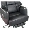 Офисное кресло Аклас Есаул, Кожа LC-A Black/PU Black (00174390) изображение 9