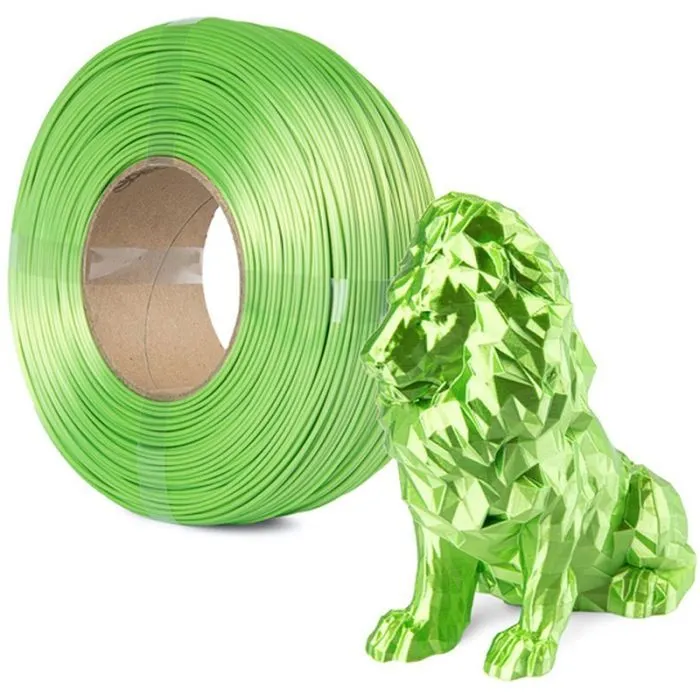 Пластик для 3D-принтера Spectrum PLA Silk 1.75mm 1kg ReFill, Green, Apple (81308) изображение 3
