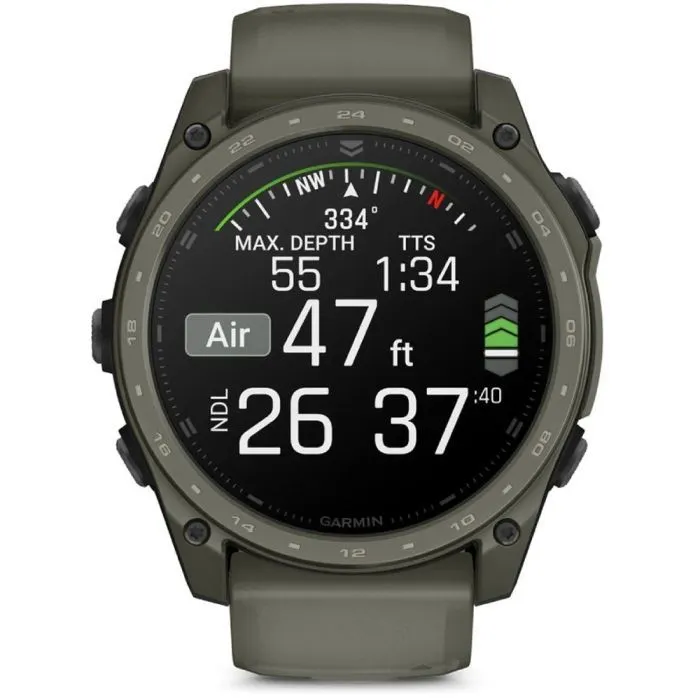 Смарт-годинник Garmin Tactix 8 Cerakote, Olive Drab, 51mm, GPS смарт-годинник (010-04553-11) зображення 10