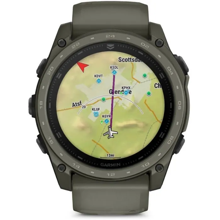 Смарт-годинник Garmin Tactix 8 Cerakote, Olive Drab, 51mm, GPS смарт-годинник (010-04553-11) зображення 11