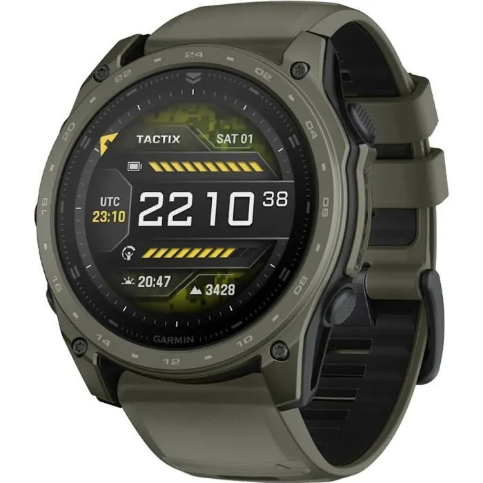 Смарт-годинник Garmin Tactix 8 Cerakote, Olive Drab, 51mm, GPS смарт-годинник (010-04553-11)