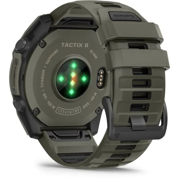 Смарт-годинник Garmin Tactix 8 Cerakote, Olive Drab, 51mm, GPS смарт-годинник (010-04553-11) зображення 6