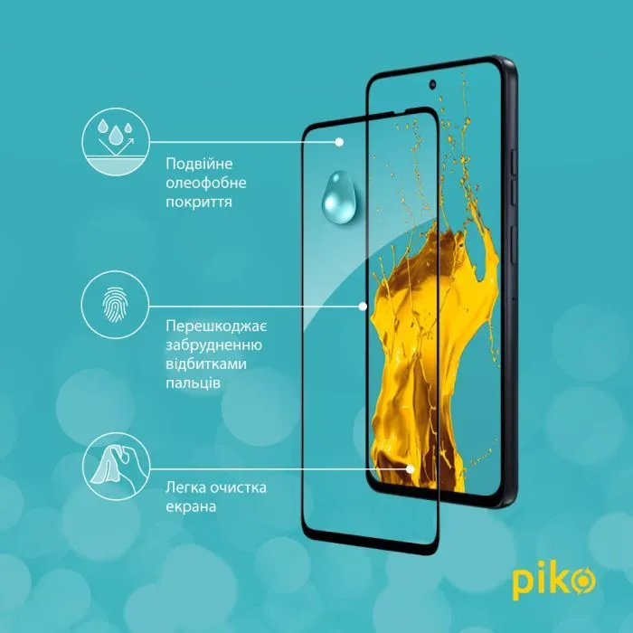 Скло захисне Piko 9H Motorola G36 / G36 Power Black (1283126636431) зображення 5