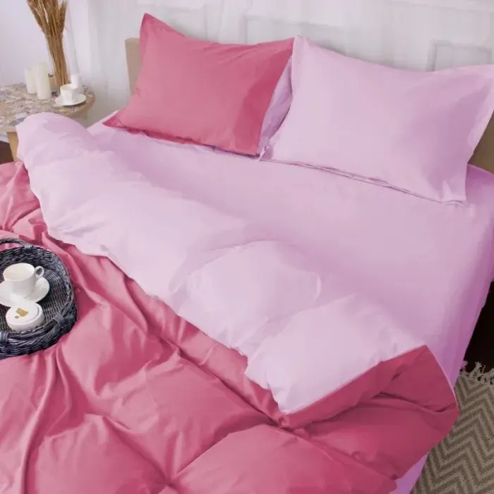 Постільна білизна MirSon Poplin Line 018 + 041 Dahlia 175 x 210 (2200006288794) зображення 2