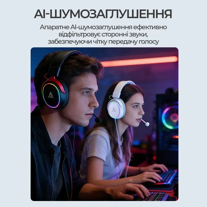 Наушники Ajazz AHM10 Max Black (AHM10-MAX-B) изображение 14