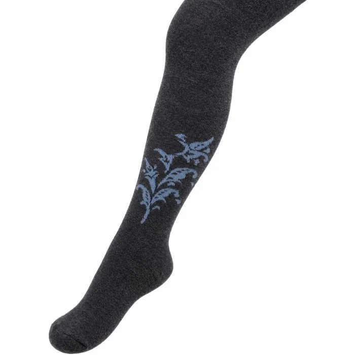Колготки детские BNM с цветами (M0C0301-1215-5G-darkgray)