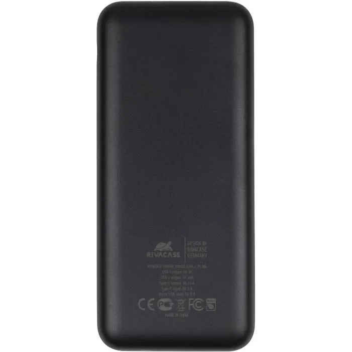 Батарея универсальная RivaCase 20000mA, 10W, black (RIVAPOWER VA2081 (Black)) изображение 4