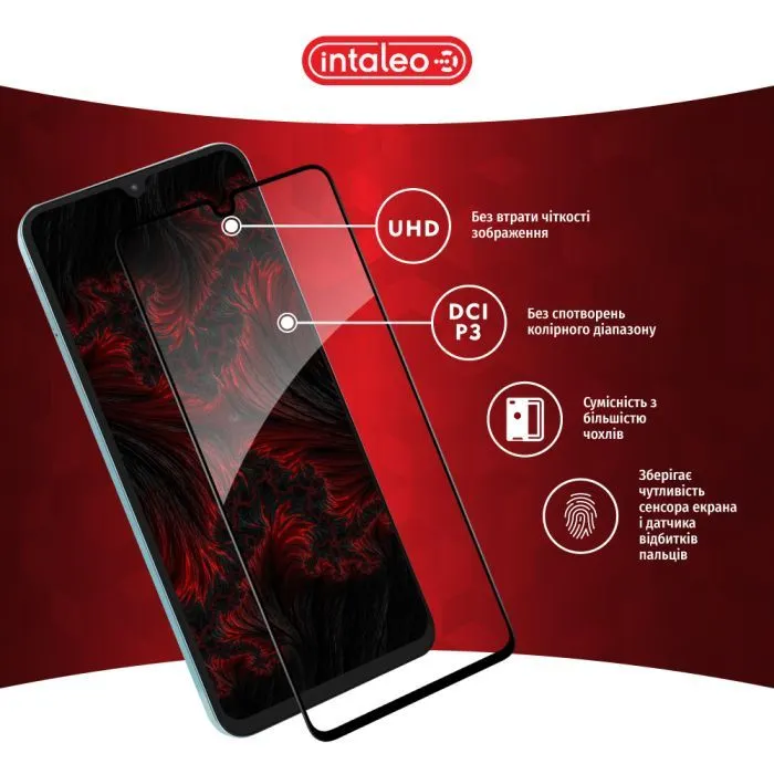 Скло захисне Intaleo Full Glue Xiaomi Redmi A5 4G Black (1283126620461) зображення 4