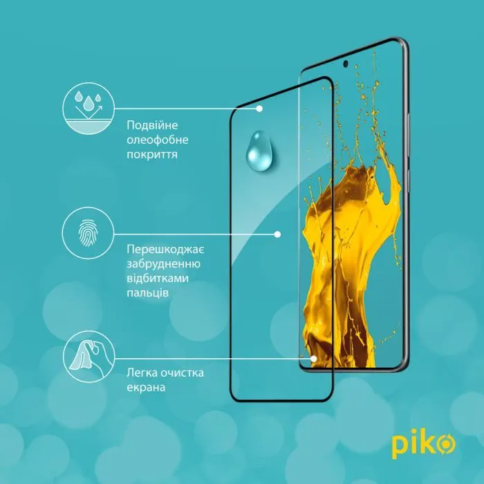 Стекло защитное Piko Full Glue Xiaomi Redmi Note 14 Pro Plus 5G Black (1283126623707) изображение 5