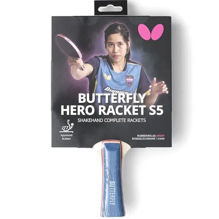 Ракетка для настільного тенісу Butterfly HERO Racket S5 Suthasini Sawettabut (6251750002) (932288) зображення 6