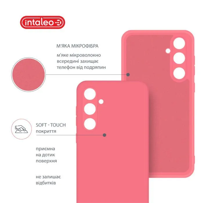 Чохол до мобільного телефона Intaleo Silicone Samsung Galaxy A55 Pink (1283126600265) зображення 5