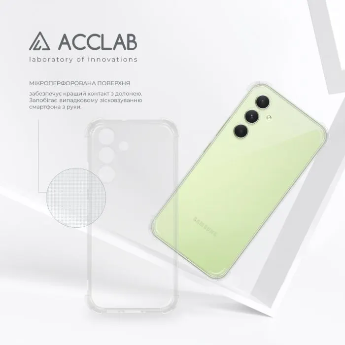Чохол до мобільного телефона ACCLAB ShockProof Samsung Galaxy A54 5G Transparent (1283126566400) зображення 5