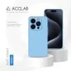 Чохол до мобільного телефона ACCLAB SoftShell Apple iPhone 15 Pro Light Blue (1283126586453) зображення 4