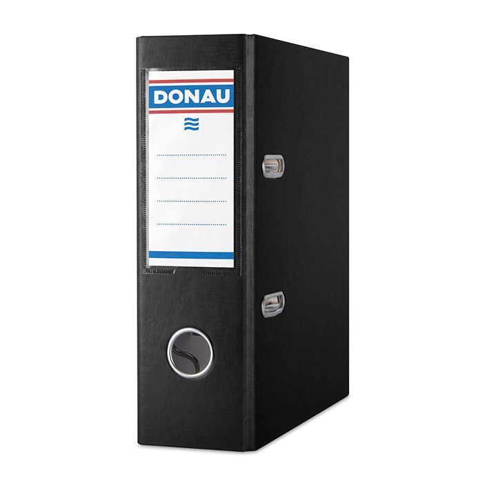 Папка - реєстратор Donau А5, 2 rings, ширина75 black MASTER (3905001PL-01)
