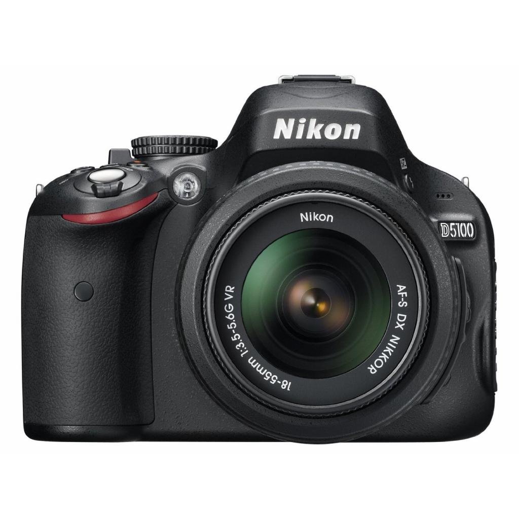 Цифровий фотоапарат Nikon D5100 kit AF-S DX 18-55 VR + 55-200 VR (VBA310KV04)