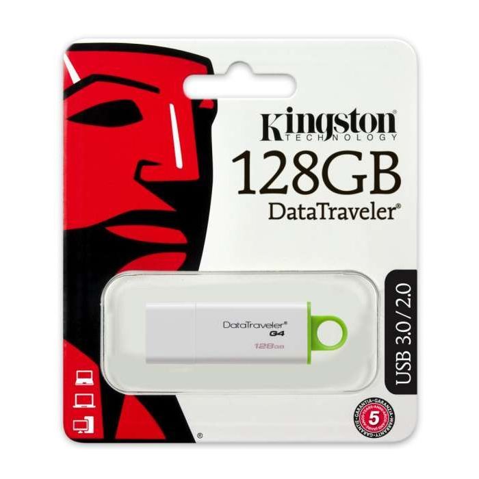 USB флеш накопитель Kingston 128Gb DataTraveler Generation 4 (DTIG4/128GB) изображение 3