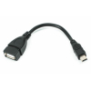 Дата кабель OTG USB 2.0 AF to Mini 5P 0.15m Maxxtro (U-AF5P-OTG)