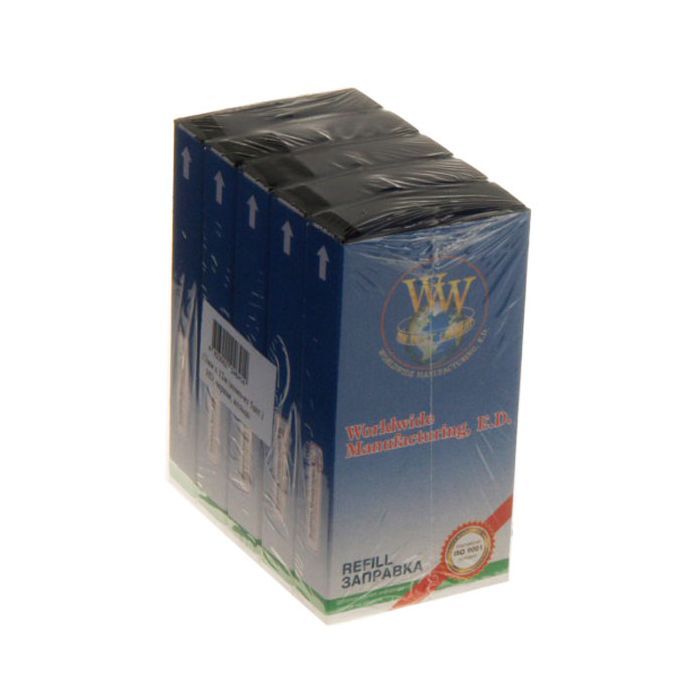 Лента к принтерам 13мм х 12м Refill STD Black*5шт (п/м) WWM (R13.12SR5)