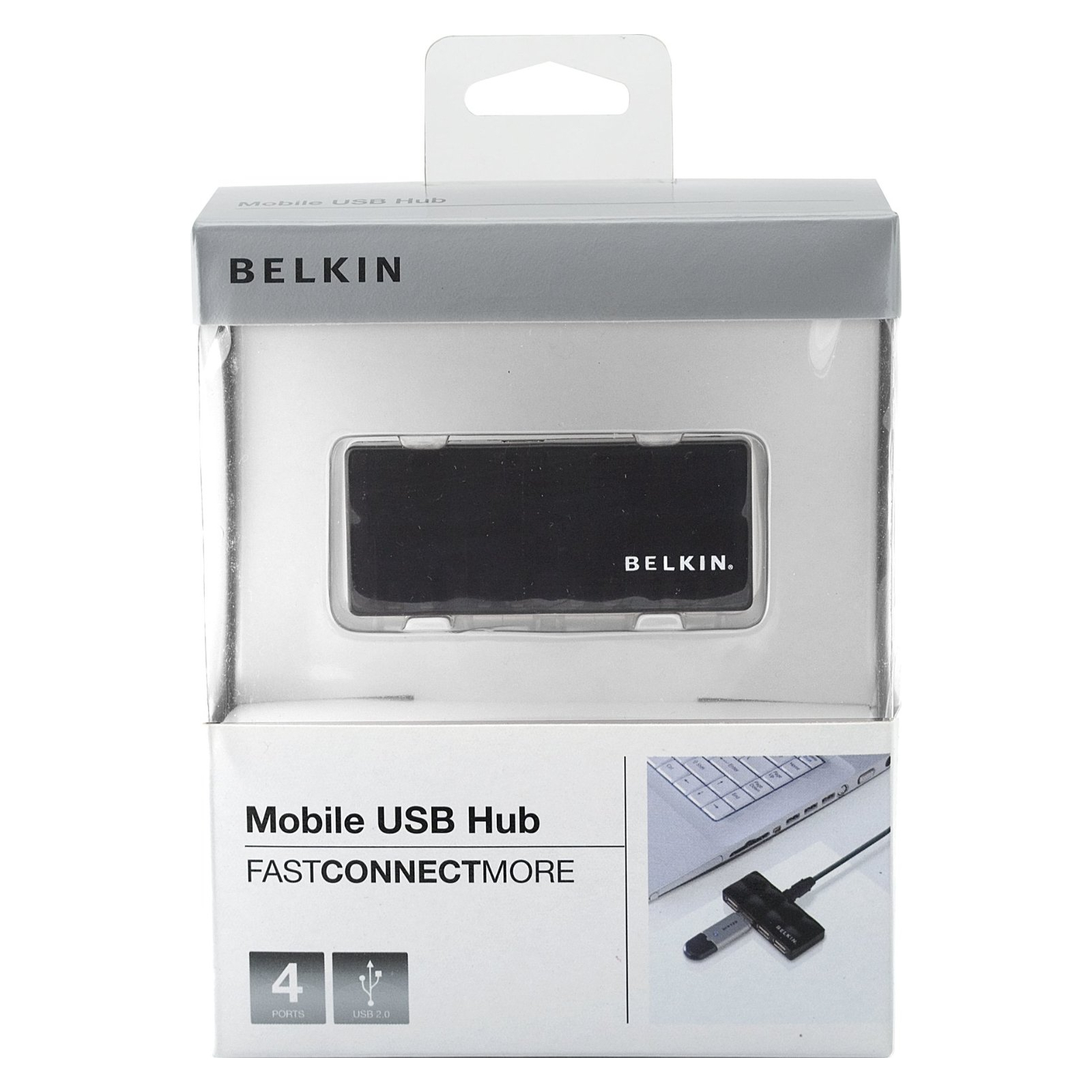 Концентратор Belkin Mobile Hub (F5U404cwBLK) зображення 2
