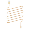 Дата кабель USB 2.0 AM to Lightning 0.5m Gold Just (LGTNG-CPR05-GLD)