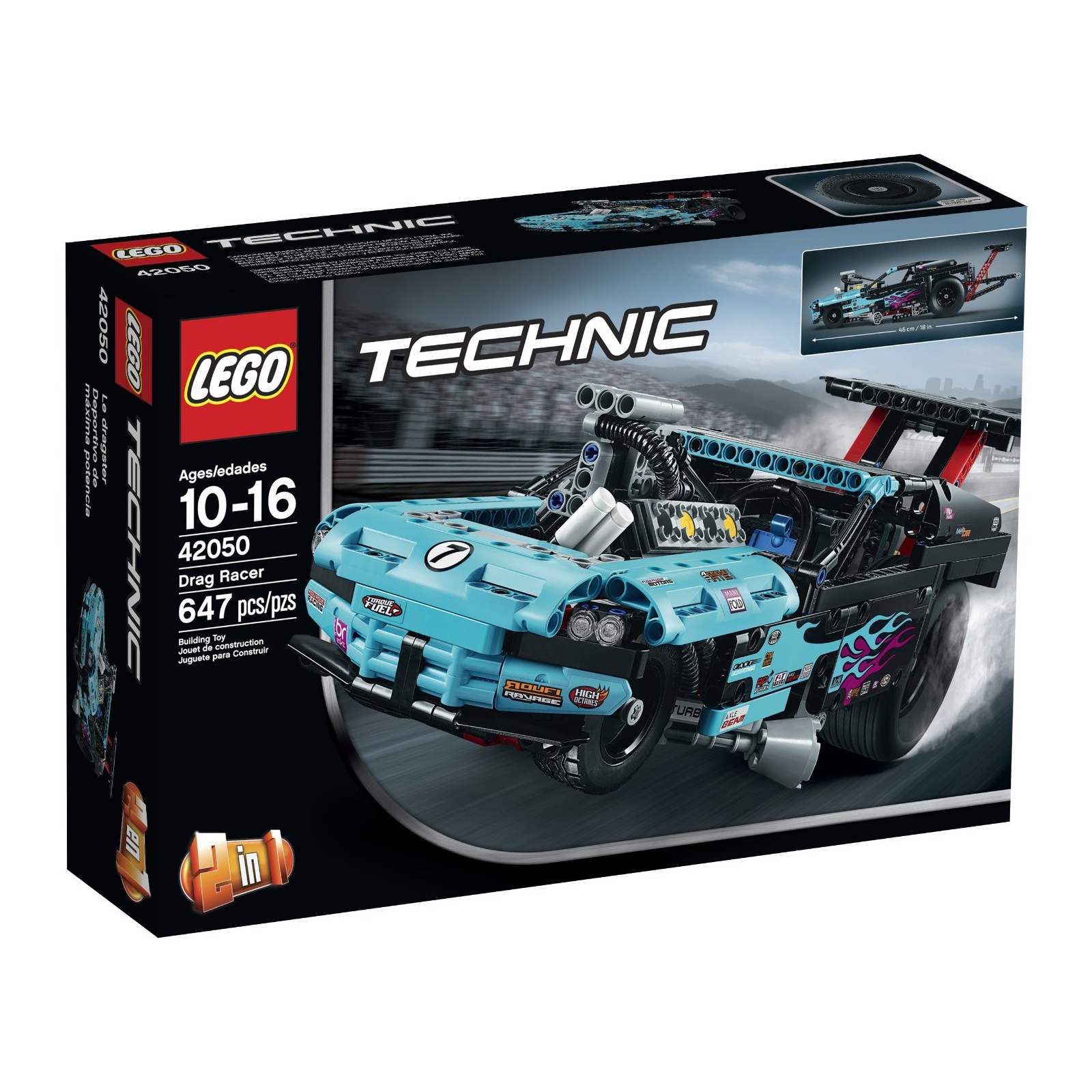 Конструктор LEGO Technic Драгстер (42050)