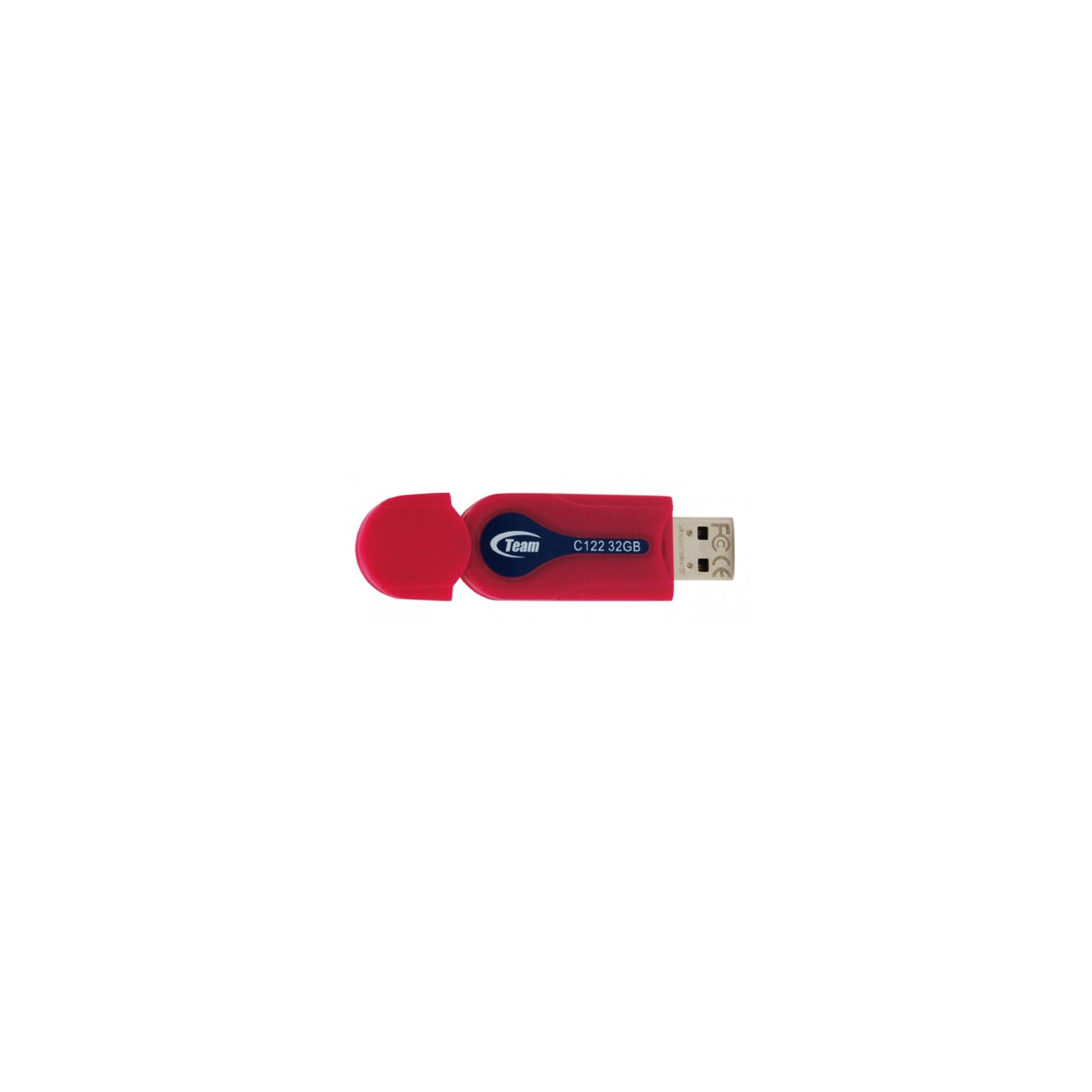 USB флеш накопичувач Team 32GB C122 Red USB 2.0 (TC12232GR01) зображення 2