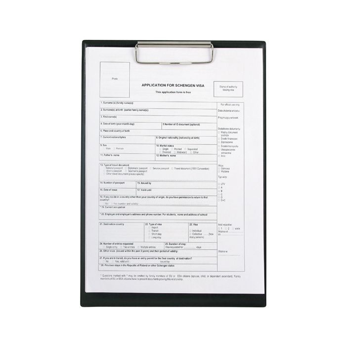 Клипборд-папка Axent 2512-01, Xepter, black (2512-01-А) зображення 2