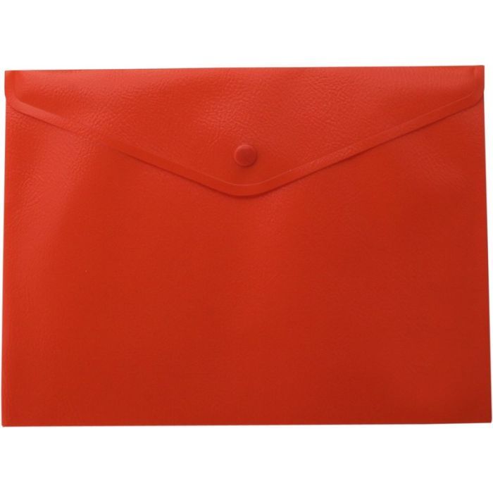 Папка - конверт Buromax А4, with a button, red (BM.3925-05)