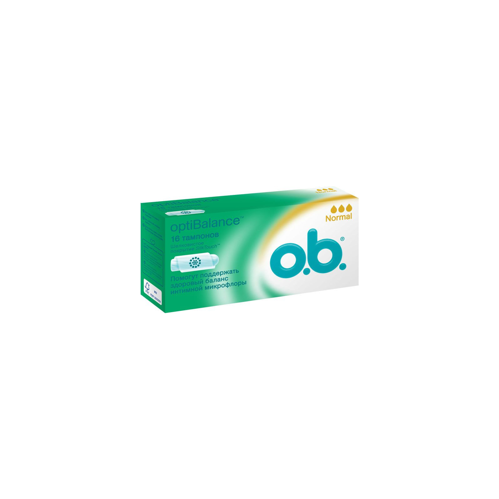 Тампоны o.b. Opti Balance Normal 16 шт (3574660460988)