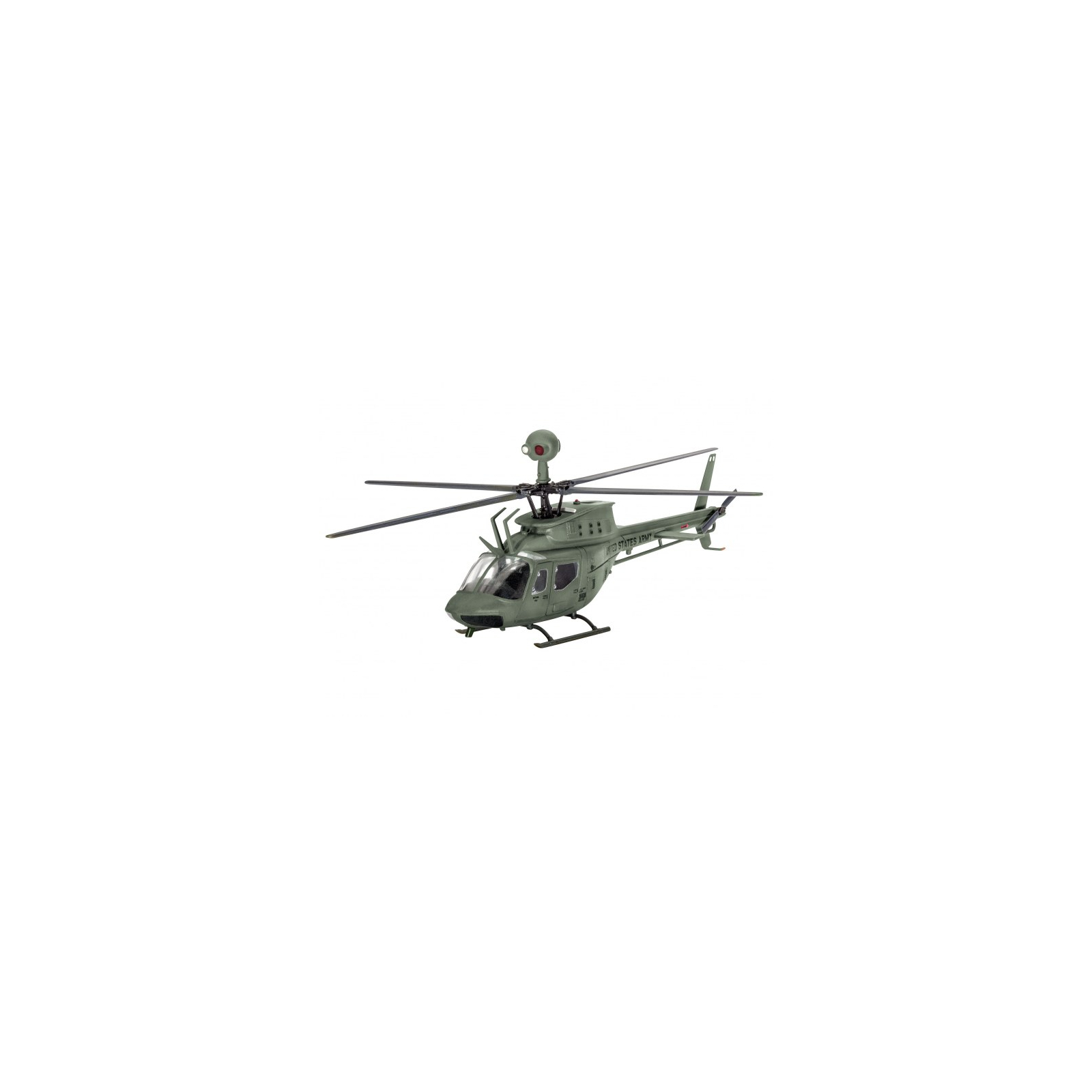 Сборная модель Revell Многоцелевой вертолёт Bell OH-58D Kiowa 1:72 (64938) изображение 2