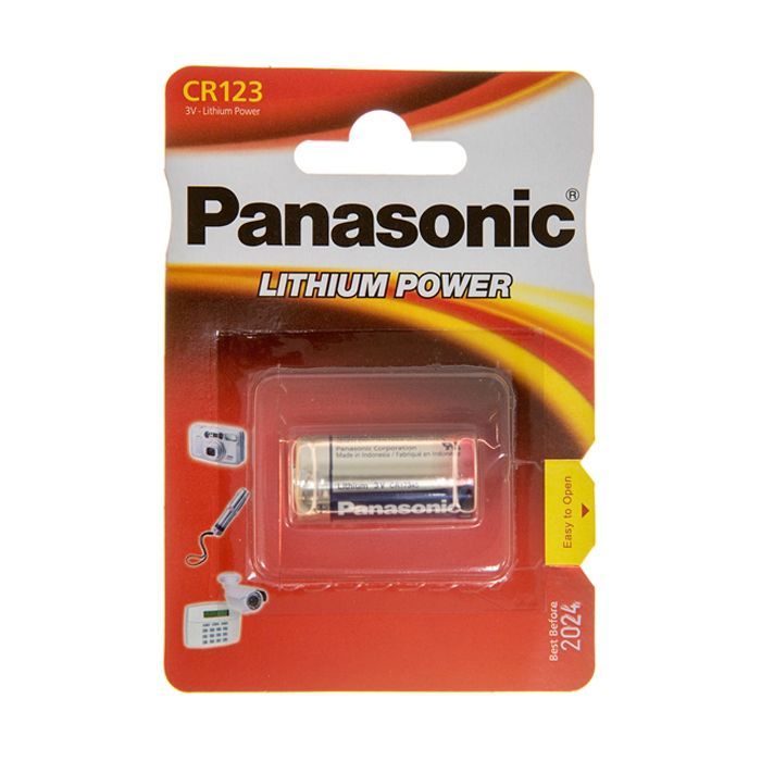 Батарейка Panasonic CR 123 * 1 LITHIUM (CR-123AL/1BP)