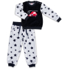 Набор детской одежды Breeze велюровый с вертолетом и штанишками в звездочку (8113-74/B-dark blue)