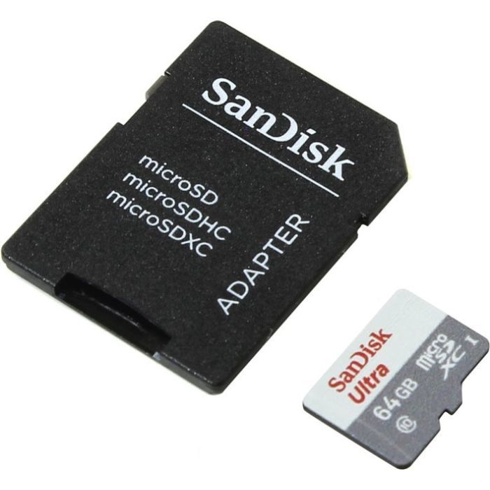 Карта памяти SanDisk 64GB microSDXC class 10 UHS-I Ultra (SDSQUNB-064G-GN3MA) изображение 2