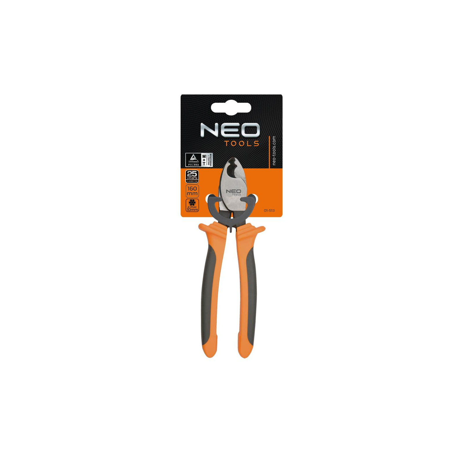 Кабелеріз Neo Tools для мідних та алюмінієвих кабелів,235 мм (01-515) зображення 2