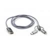 Дата кабель USB 2.0 AM to Type-C&Micro 5P&Lightning 1.0m Vinga (Charge3in1) зображення 2