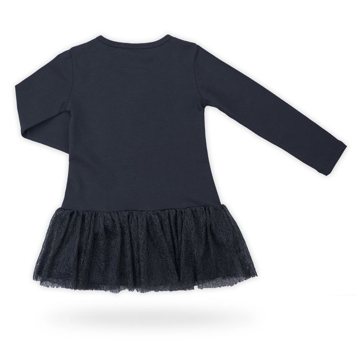 Платье детское Breeze с кружевной юбкой "Chocolate" (9637-92G-blue) изображение 2