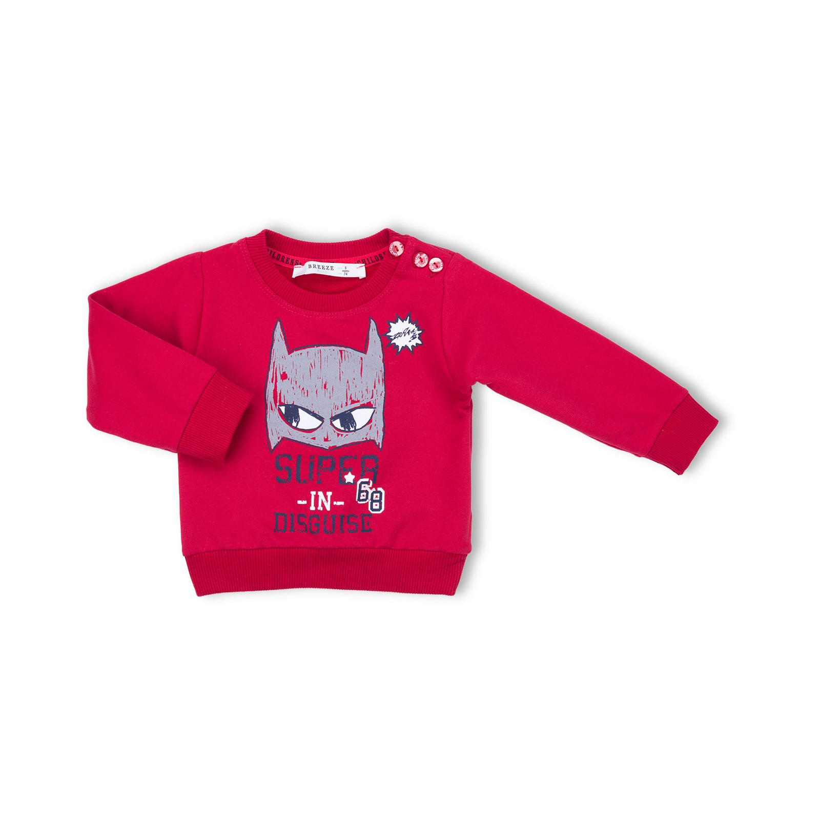 Набір дитячого одягу Breeze "Super in disguise" (10419-80B-red) зображення 2