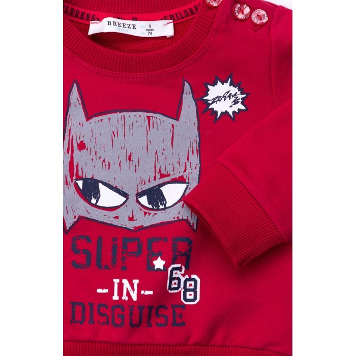 Набор детской одежды Breeze "Super in disguise" (10419-86B-red) изображение 8