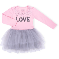 Платье детское Breeze "LOVE" (10630-110G-pink)