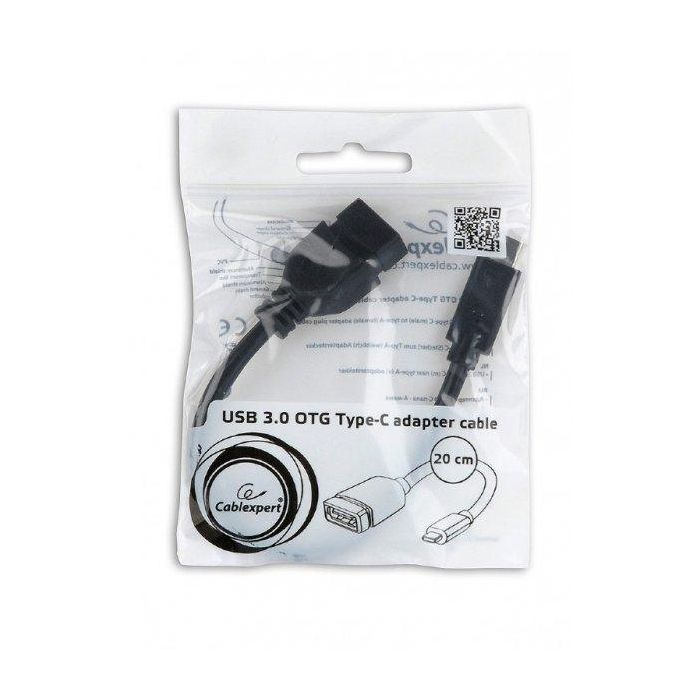 Дата кабель OTG USB 3.0 AF to Type-C 0.2m Cablexpert (A-OTG-CMAF3-01) изображение 2