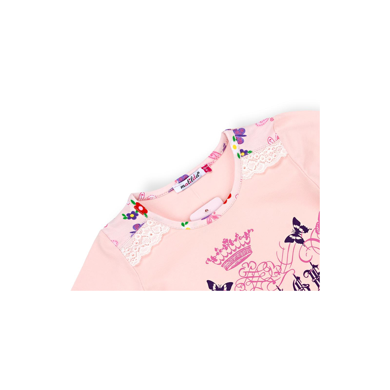 Піжама Matilda з метеликами (4858-2-92G-pink) зображення 7
