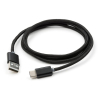 Дата кабель USB 2.0 AM to Type-C 1m LED black Vinga (VCPDCTCLED1BK) изображение 3