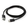 Дата кабель USB 2.0 AM to USB-C 1.0m LED black Vinga (VCPDCTCLED1BK) зображення 3