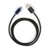 Дата кабель USB 2.0 AM to USB-C 1.0m LED black Vinga (VCPDCTCLED1BK)